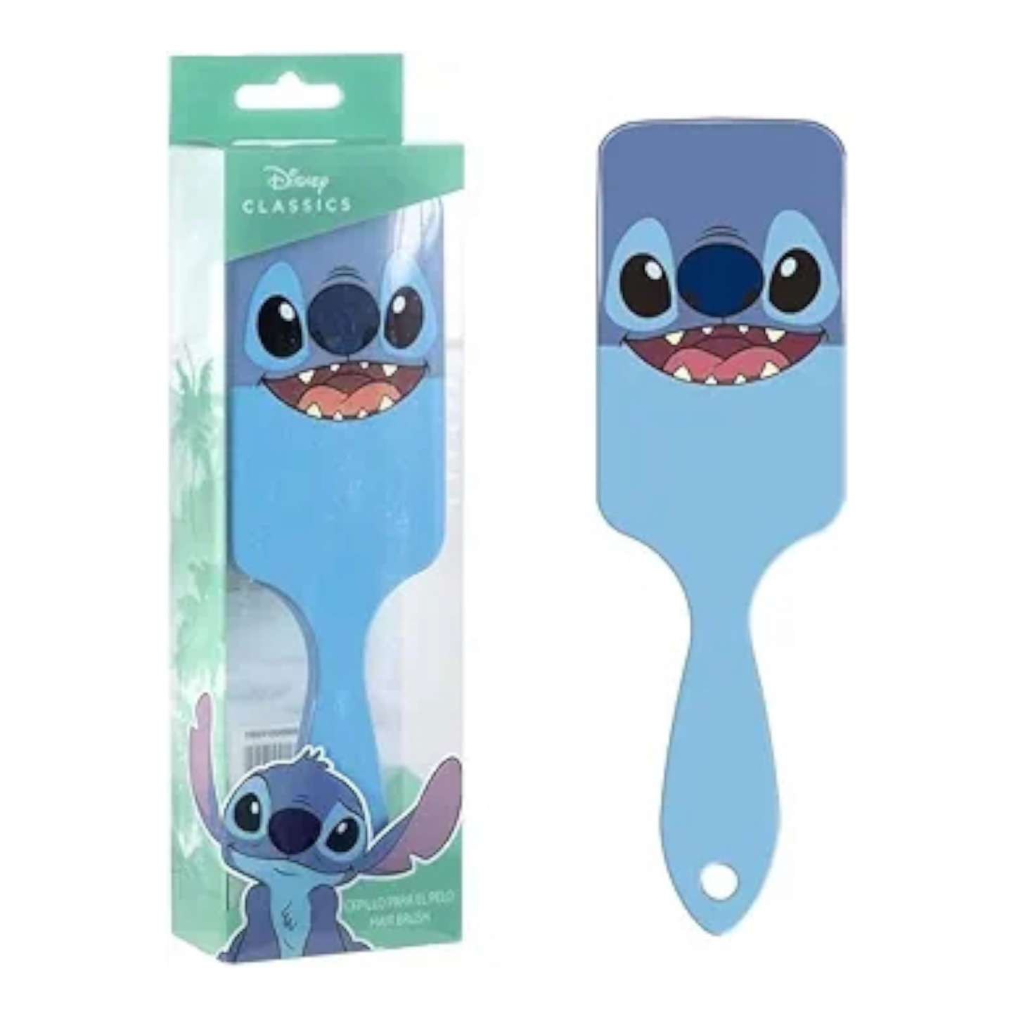 Brosse à cheveux rectangulaire - Stitch - Disney J'M T Créa