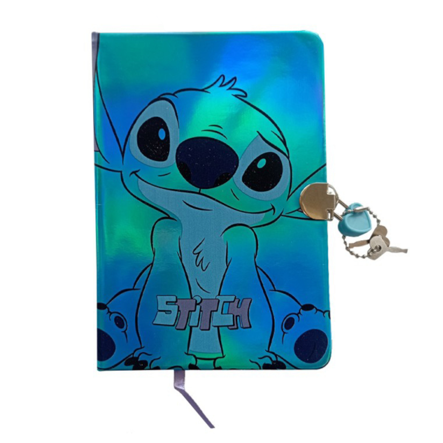 Coffret cadeau carnet secret avec cadenas cœur dans sa boîte cadeau - Stitch - Disney - Cerdá Life's Little Moments J'M T Créa