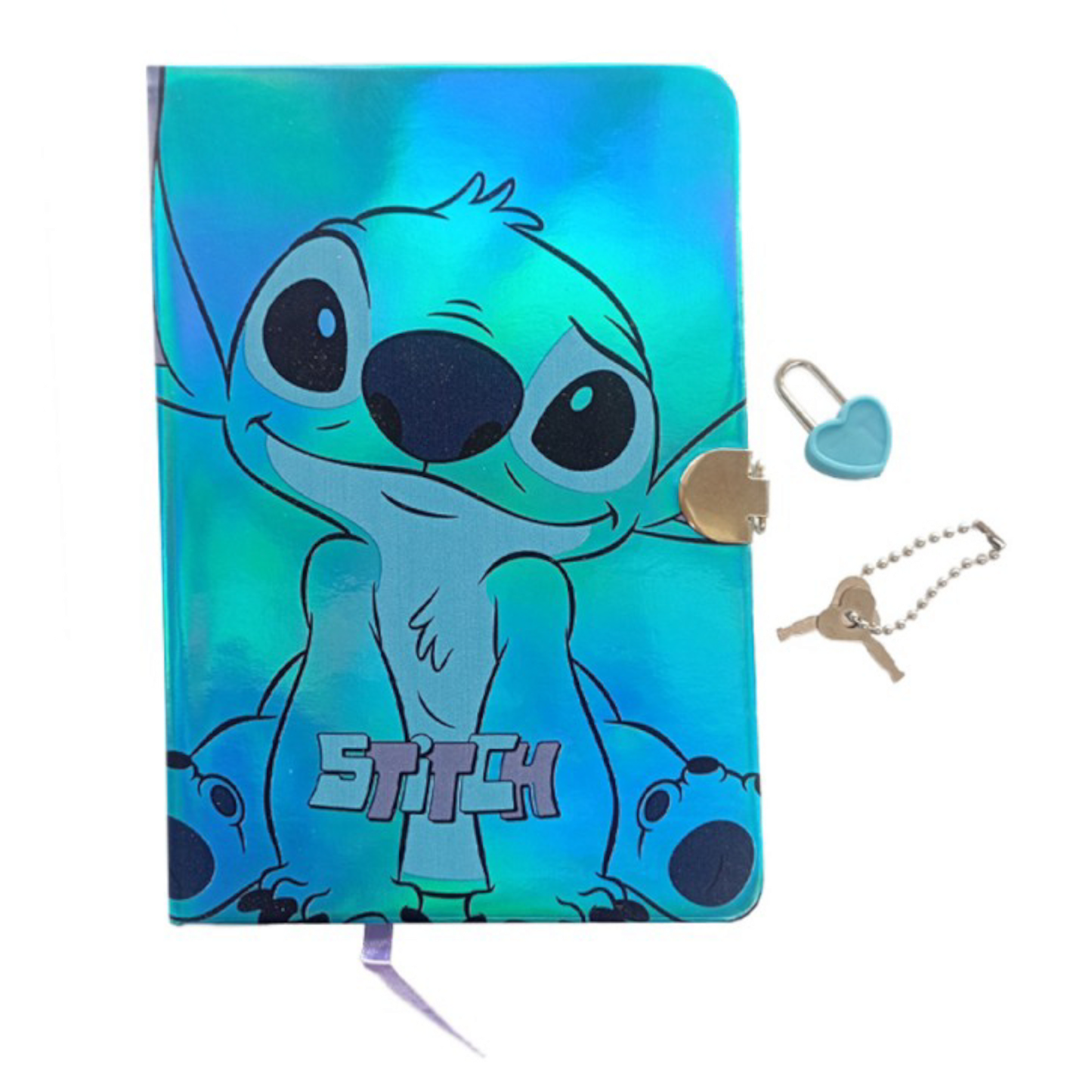 Coffret cadeau carnet secret avec cadenas cœur dans sa boîte cadeau - Stitch - Disney - Cerdá Life's Little Moments J'M T Créa