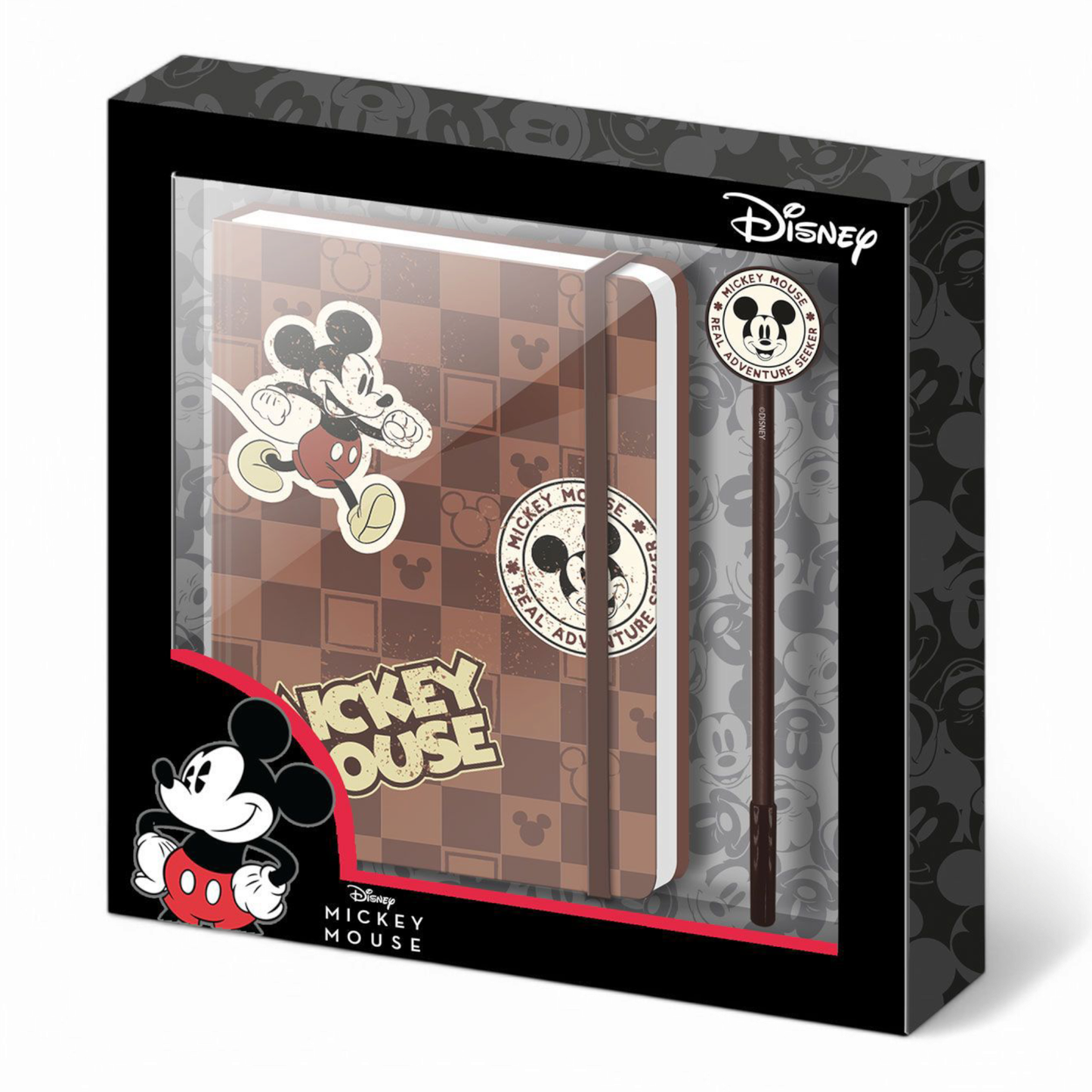 Coffret cadeau - Journal + stylo - Fashion Mickey Mouse Journey - Disney - Karactermania J'M T Créa