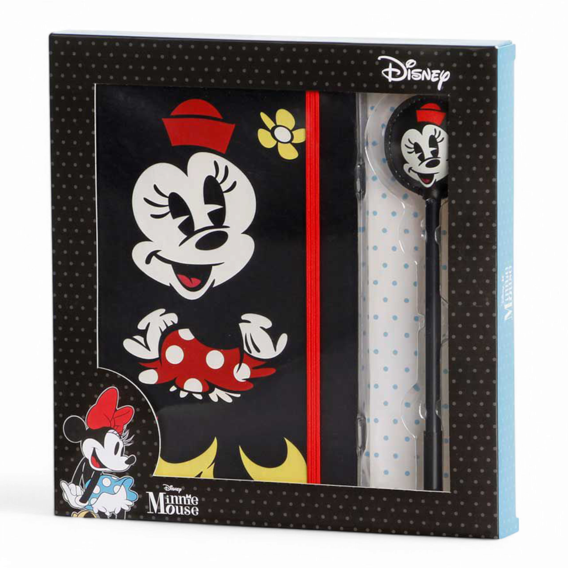 Coffret cadeau - Journal + stylo - Fashion Minnie Mouse Face - Disney - Karactermania J'M T Créa