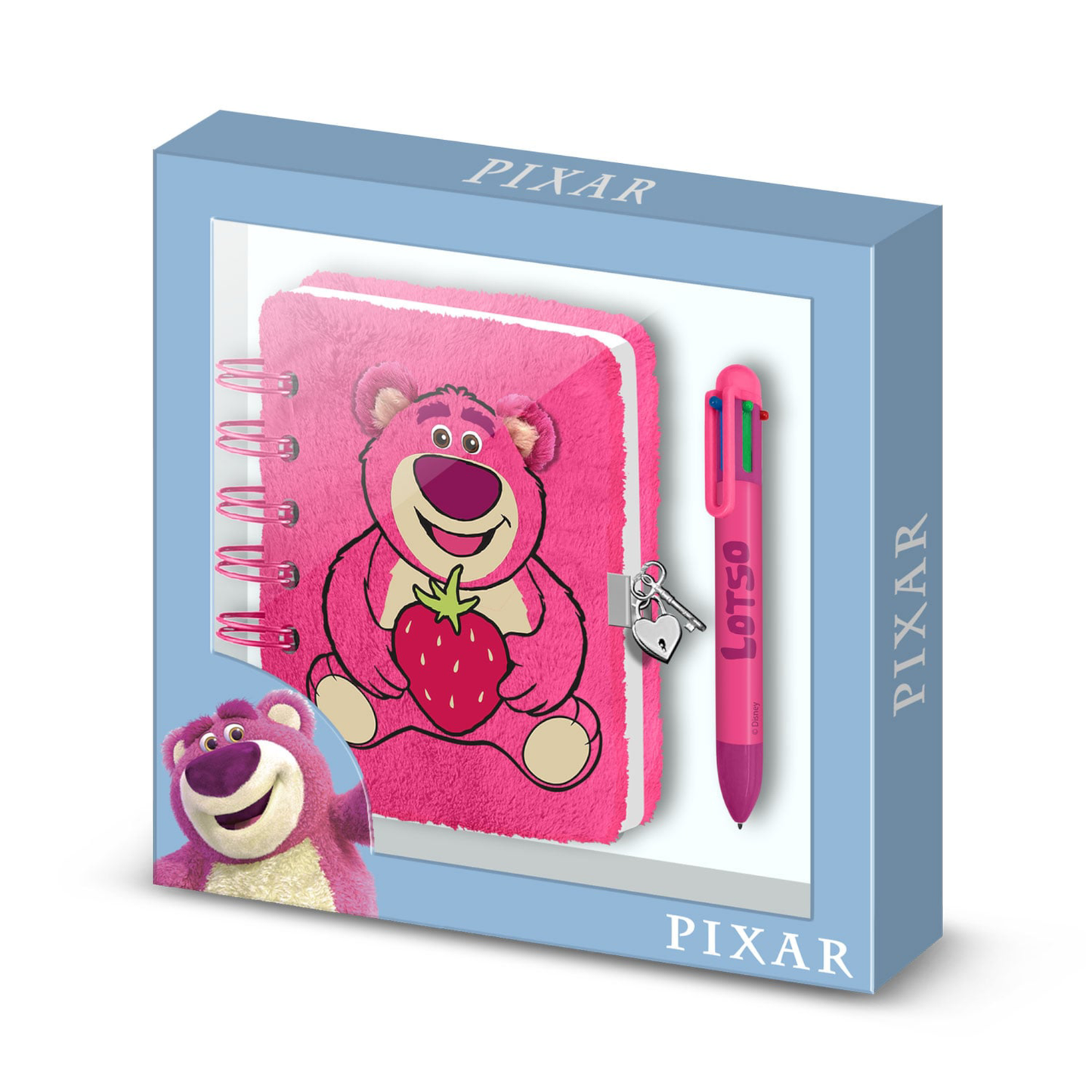 Coffret cadeau - Journal + stylo - Fourrure Lotso - Toy Story - Karactermania J'M T Créa