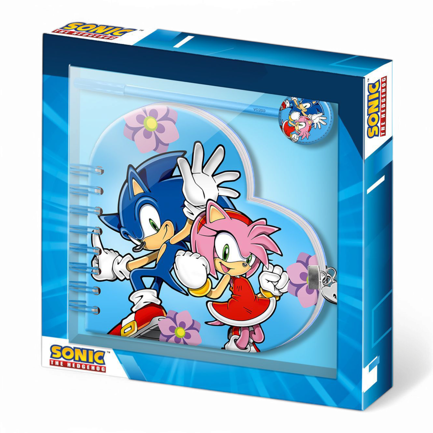 Coffret cadeau - Journal + stylo - Sonic Amy - Sonic - Karactermania J'M T Créa