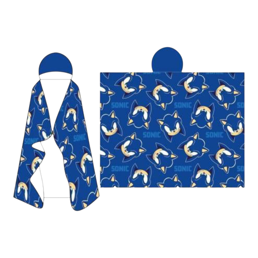 Couverture à capuche - 120x150 cm - Sonic J'M T Crea