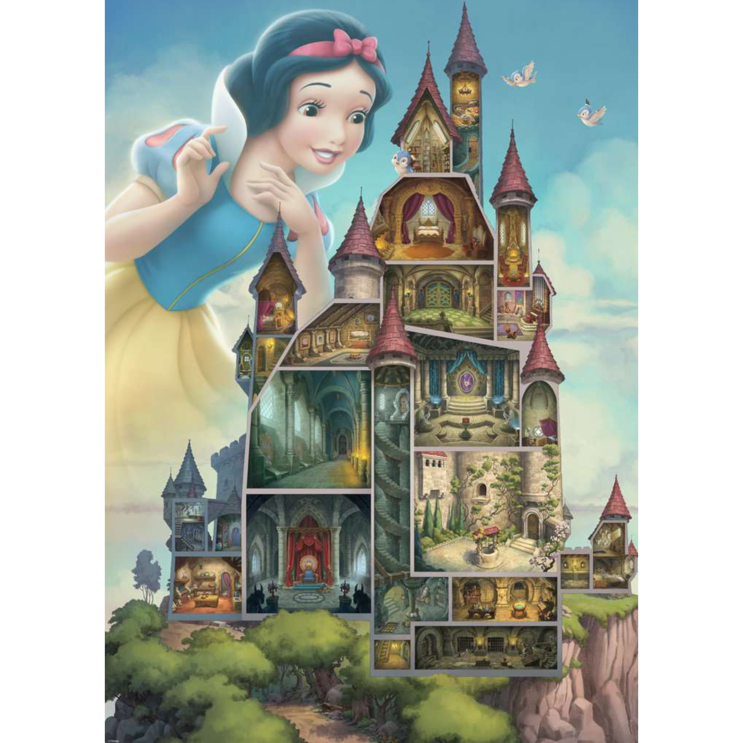 Disney Castle - Blanche-Neige - Puzzle 1000pcs - Ravensburger J'M T Créa
