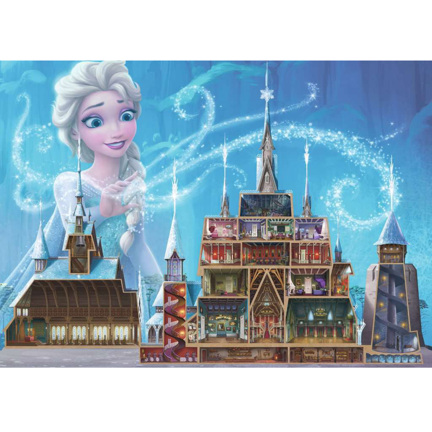 Disney Castle - Elsa - Puzzle 1000pcs - Ravensburger J'M T Créa