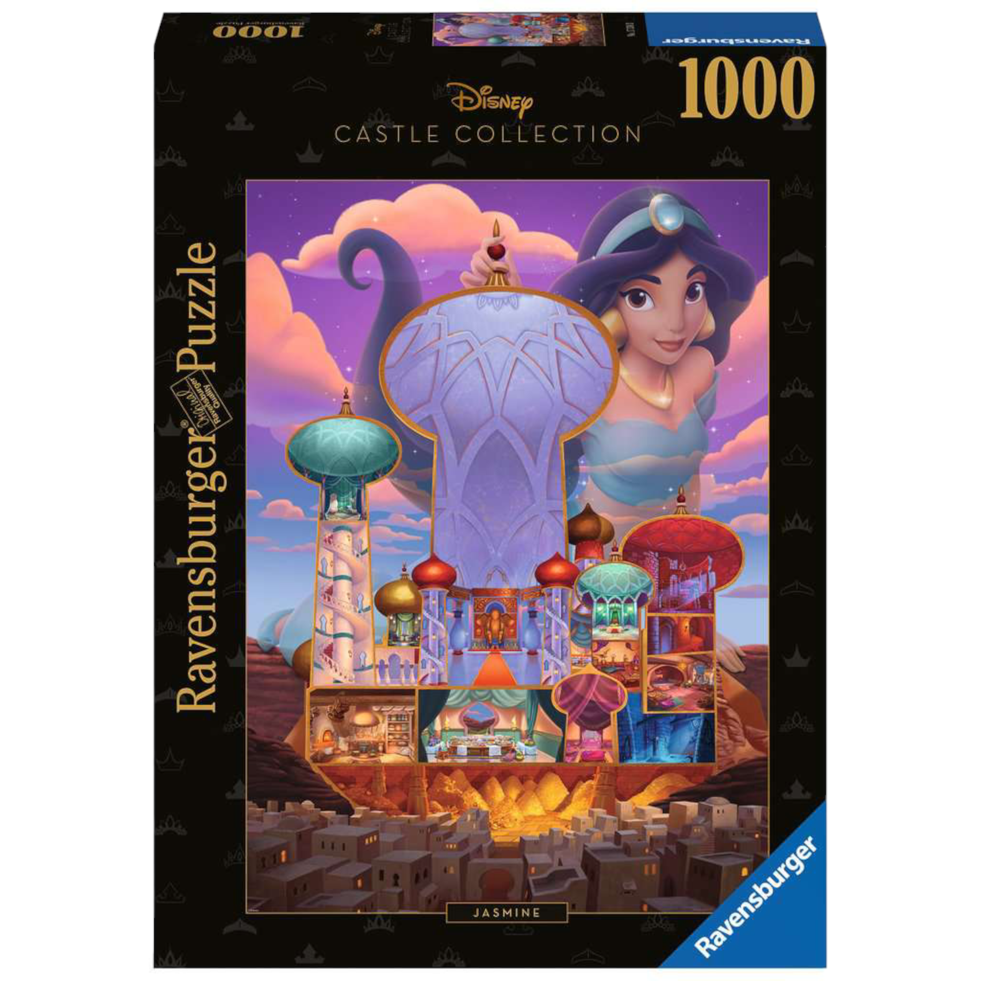 Disney Castle - Jasmine - Puzzle 1000pcs - Ravensburger J'M T Créa