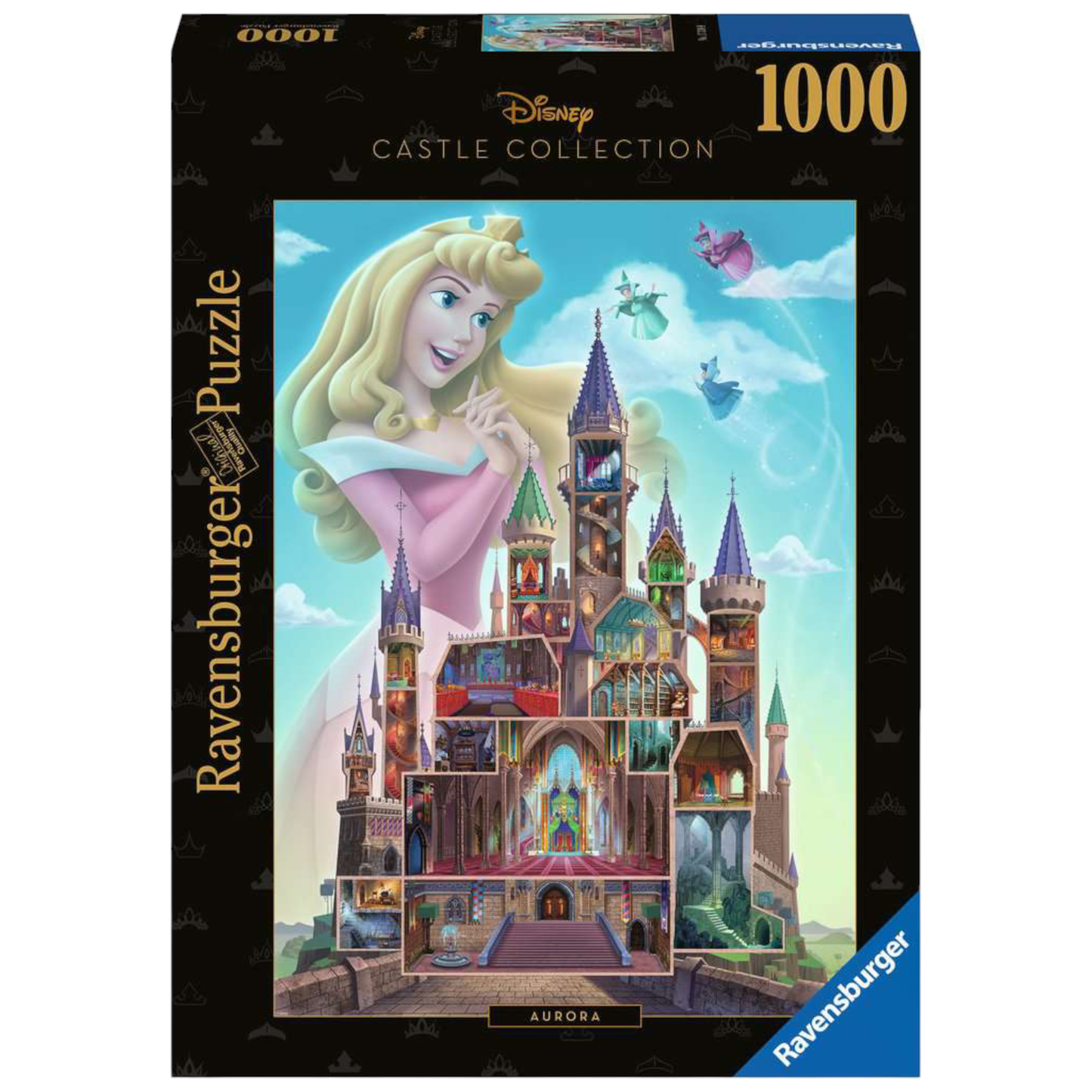 Disney Castle - La belle au bois dormant - Puzzle 1000pcs - Ravensburger J'M T Créa