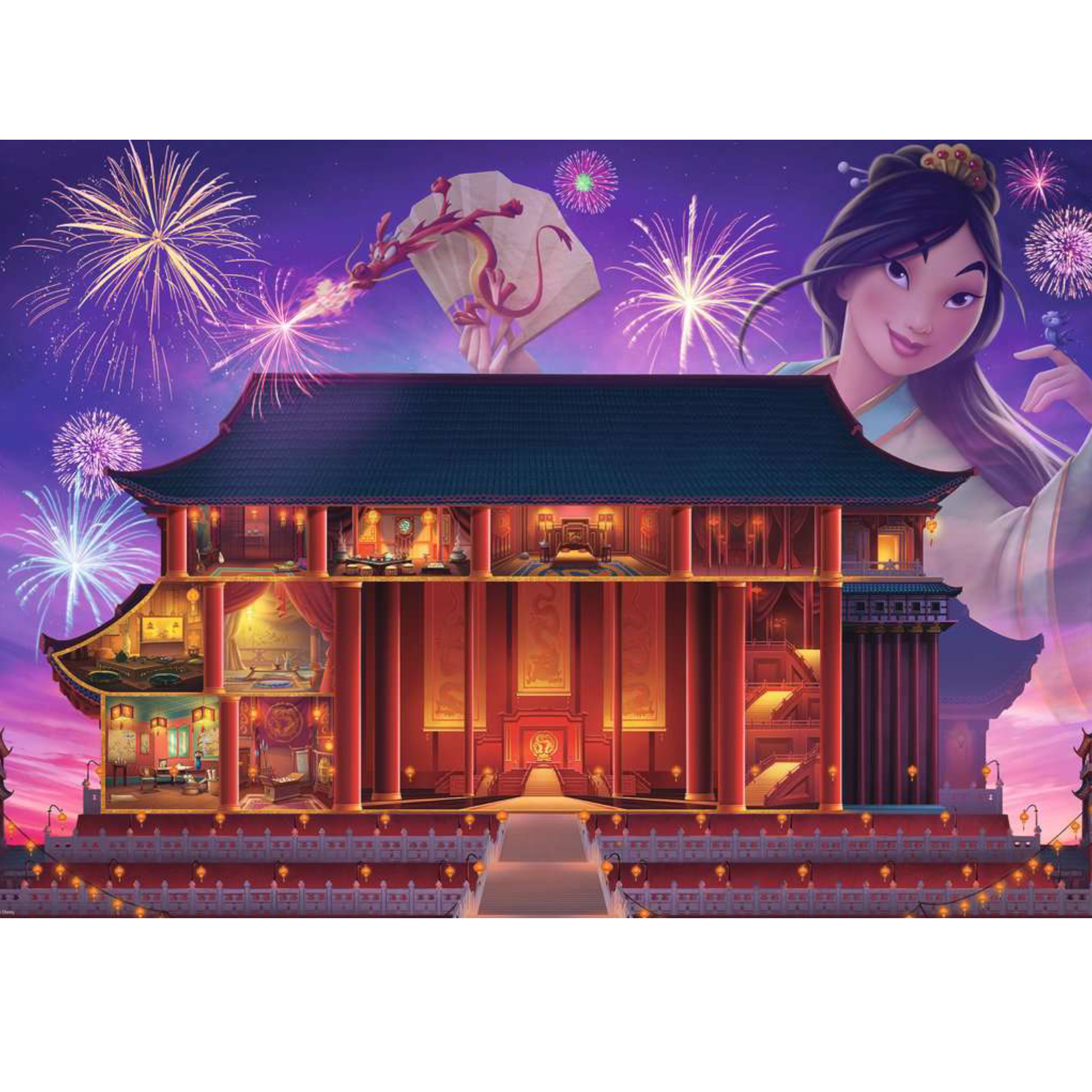 Disney Castle - Mulan - Puzzle 1000pcs - Ravensburger J'M T Créa