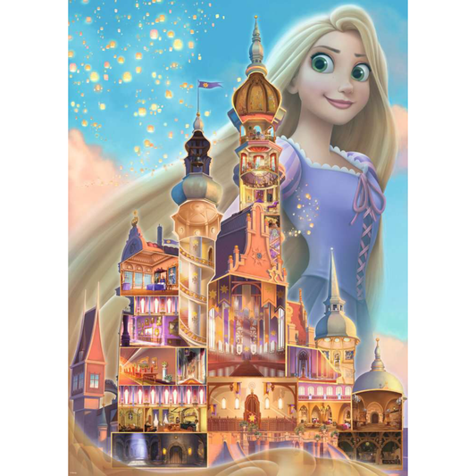 Disney Castle - Raiponce - Puzzle 1000pcs - Ravensburger J'M T Créa