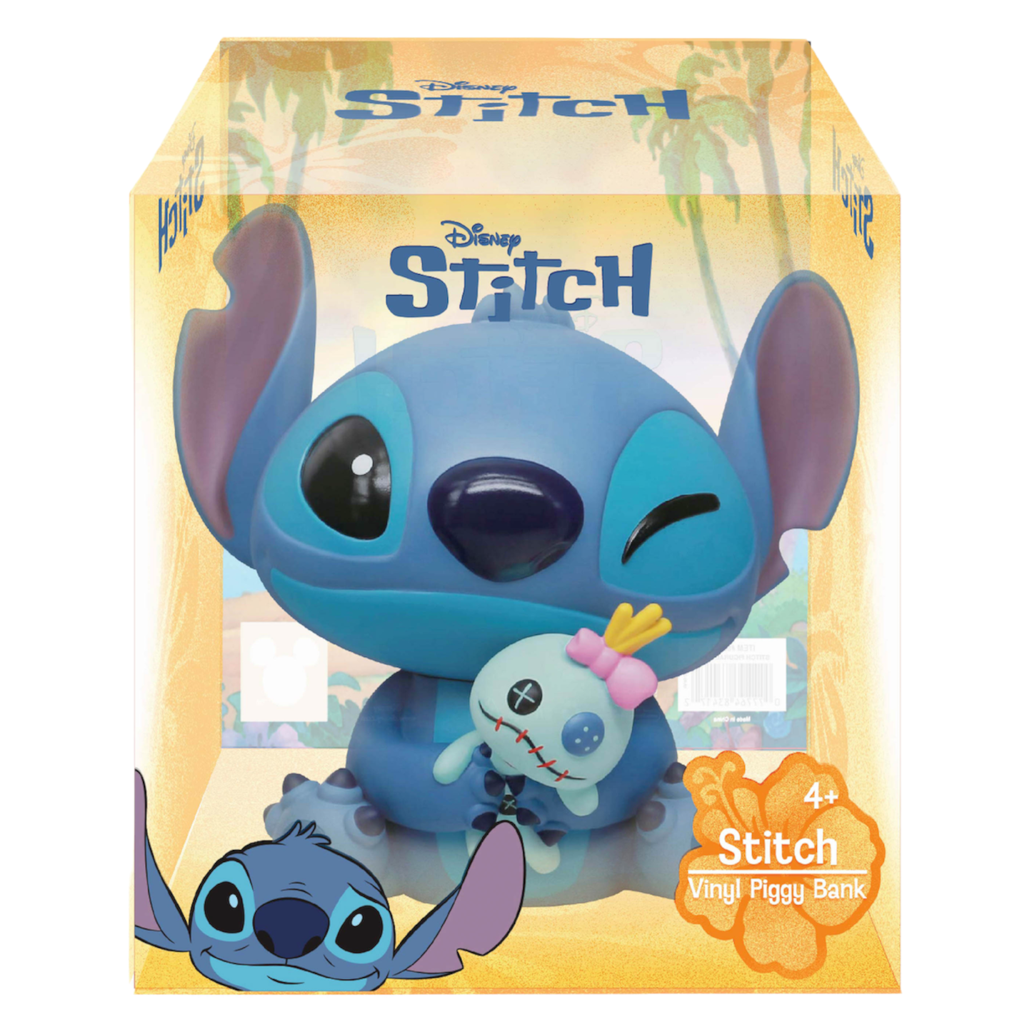 Disney - Stitch & Scrump - Tirelire 18cm dans boîte cadeau J'M T Créa