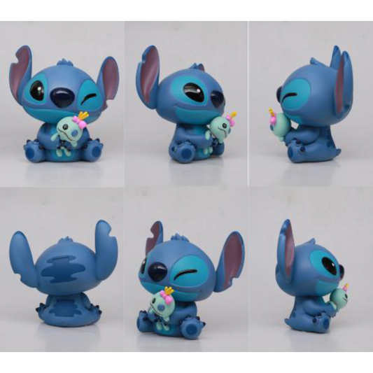 Disney - Stitch & Scrump - Tirelire 18cm dans boîte cadeau J'M T Créa