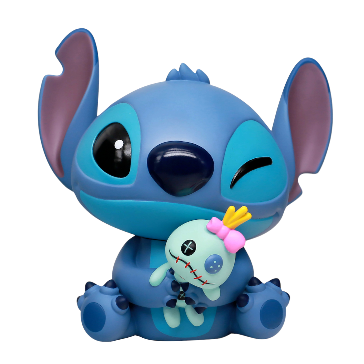 Disney - Stitch & Scrump - Tirelire 18cm dans boîte cadeau J'M T Créa
