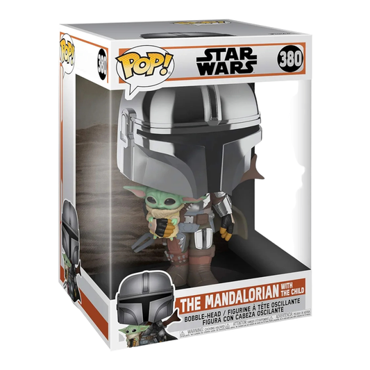 Funko Pop Mandalorian With Chrome Armor Mandalorian 25 cm J'M T Créa