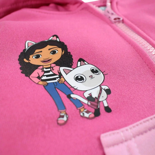 GABBY'S DOLLHOUSE - Veste à capuche rose fushia Gabby's Dollhouse J'M T Créa