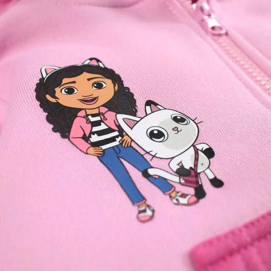 GABBY'S DOLLHOUSE - Veste à capuche rose pâle Gabby's Dollhouse J'M T Créa