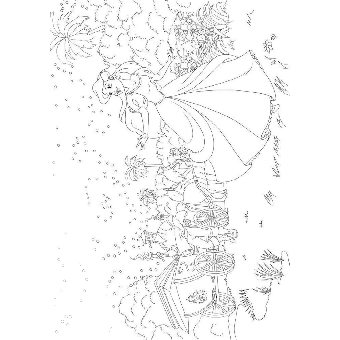 Grand bloc de coloriages Disney - La Petite Sirène - Coloriages Art Thérapie - Hachette Heroes J'M T Créa