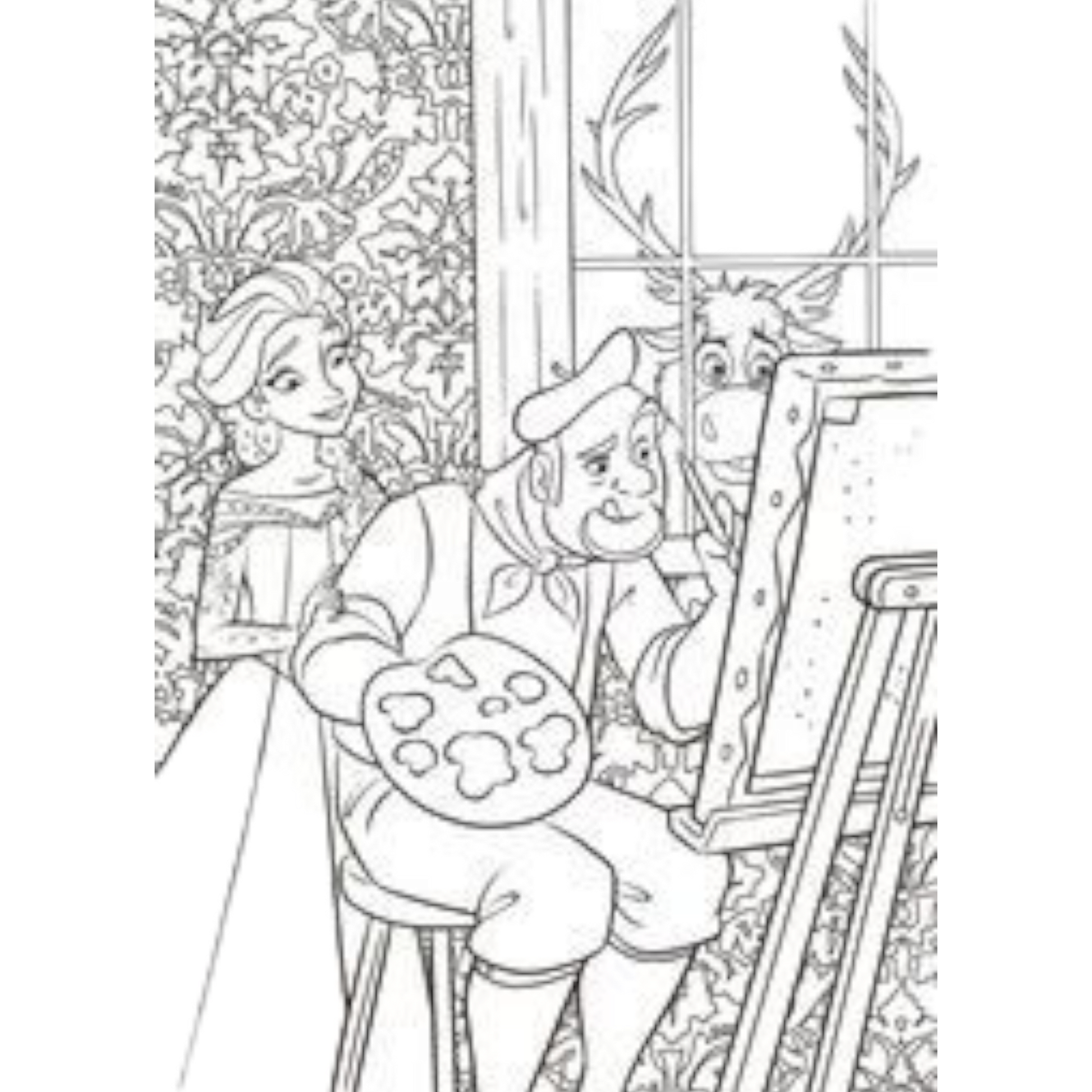 Grand bloc de coloriages Disney - On rentre du boulot - Coloriages Art Thérapie - Hachette Heroes J'M T Créa