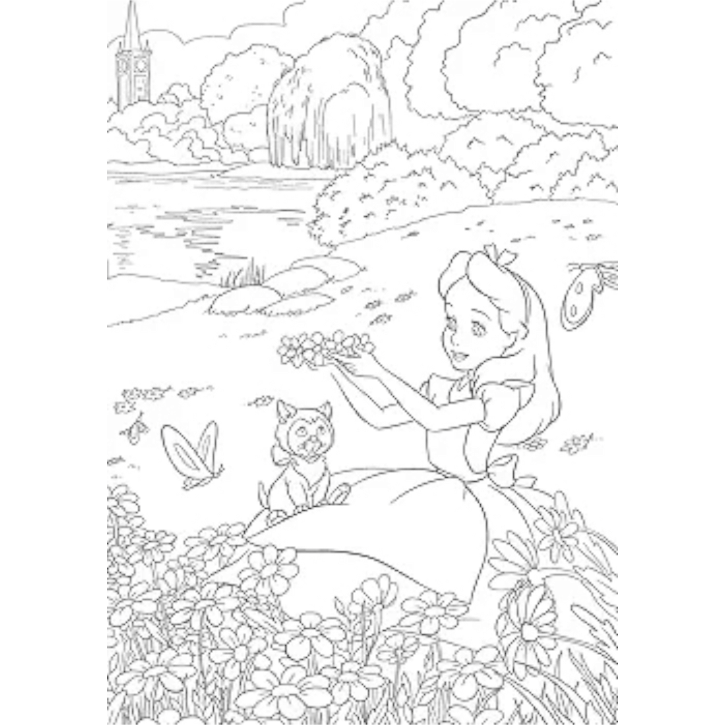 Grand bloc de coloriages Disney - Printemps - Coloriages Art Thérapie - Hachette Heroes J'M T Créa