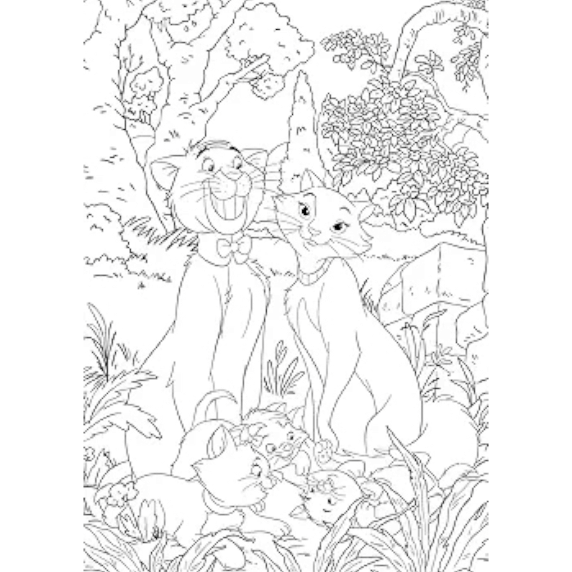 Grand bloc de coloriages Disney - Printemps - Coloriages Art Thérapie - Hachette Heroes J'M T Créa