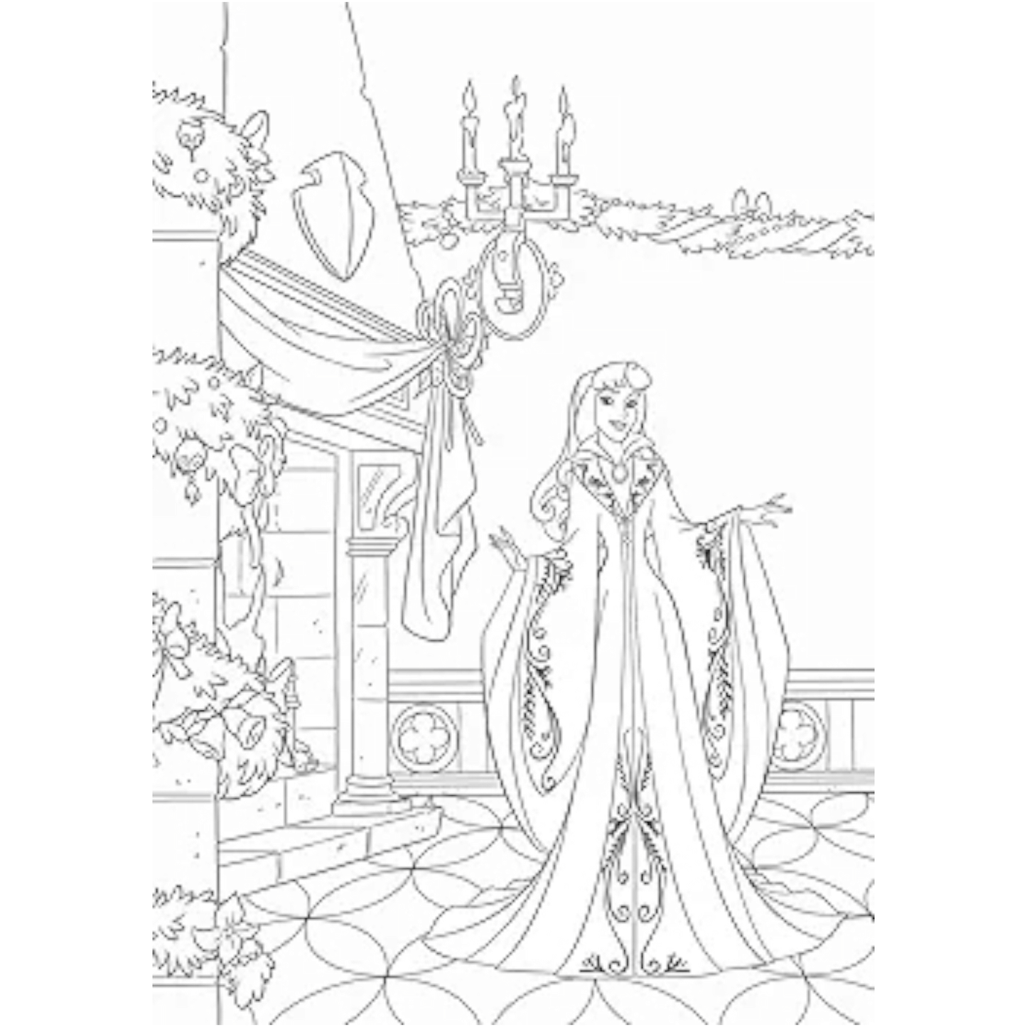 Grand bloc de coloriages Disney - Robes et costumes - La mode des princesses - Coloriages Art Thérapie - Hachette Heroes J'M T Créa