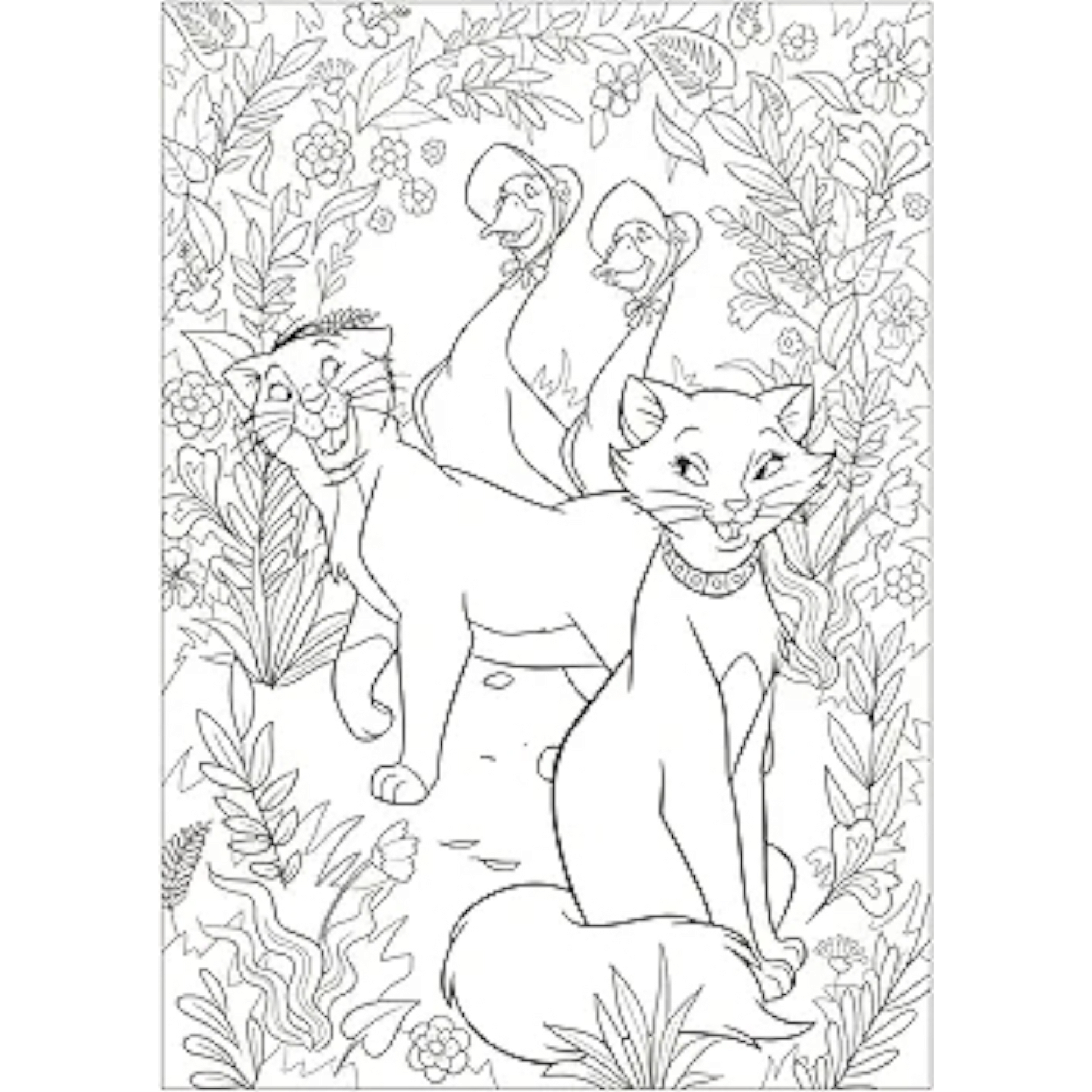 Grand bloc de coloriages Disney - Summer Of Love - Coloriages Art Thérapie - Hachette Heroes J'M T Créa