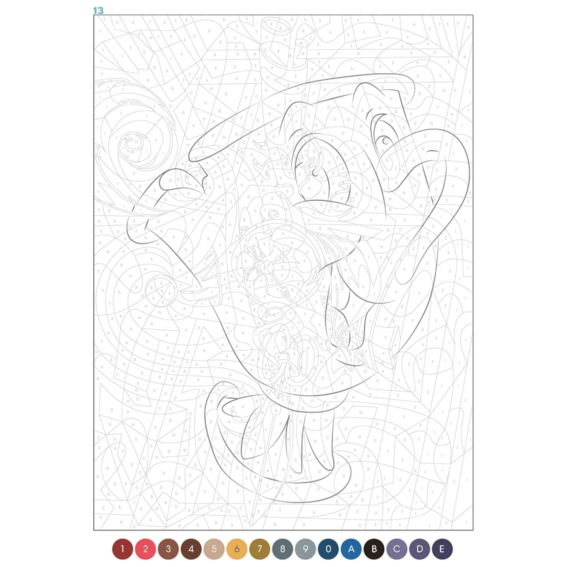 Grand bloc de coloriages Disney - Trompe l’œil (Tome 1) - Coloriages Art Thérapie - Hachette Heroes J'M T Créa