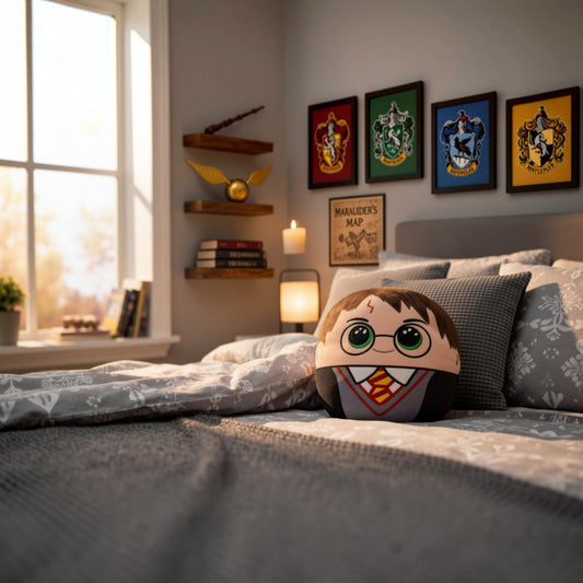 HARRY POTTER - Coussin Hedwig - Peluche Squish 20cm - TY J'M T Créa
