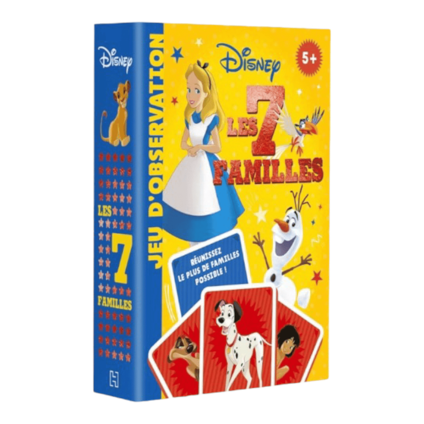 Jeu d'observation - Les 7 familles - Disney - Hachette Jeunesse J'M T Créa