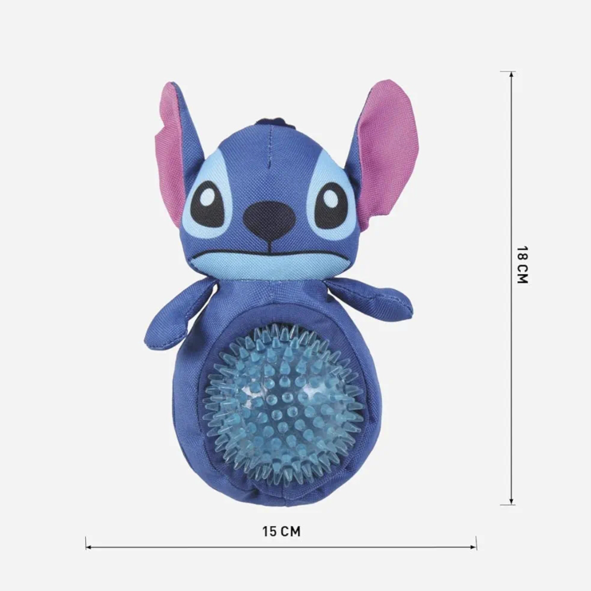 Jouet pour chien peluche et balle à picot - Stitch - Disney - Cerdà J'M T Créa