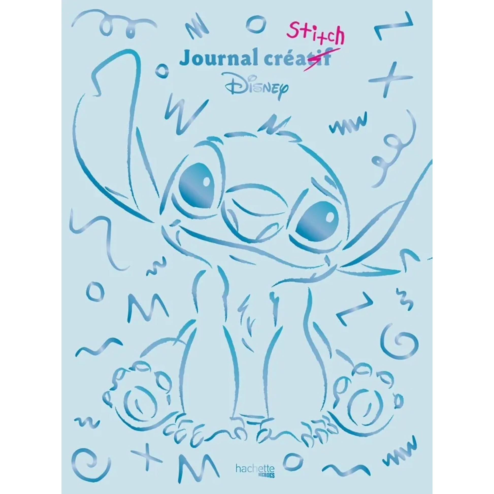 Journal créatif - CRÉASTITCH - Disney - Hachette Heroes J'M T Créa