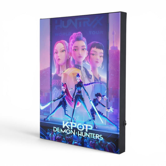K-POP DEMON HUNTERS - Canva Lumineux 40x30 cm J'M T Créa