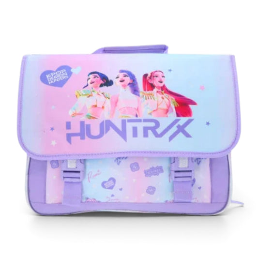 K-POP DEMON HUNTERS - Cartable Huntrix double compartiments 41 cm J'M T Créa
