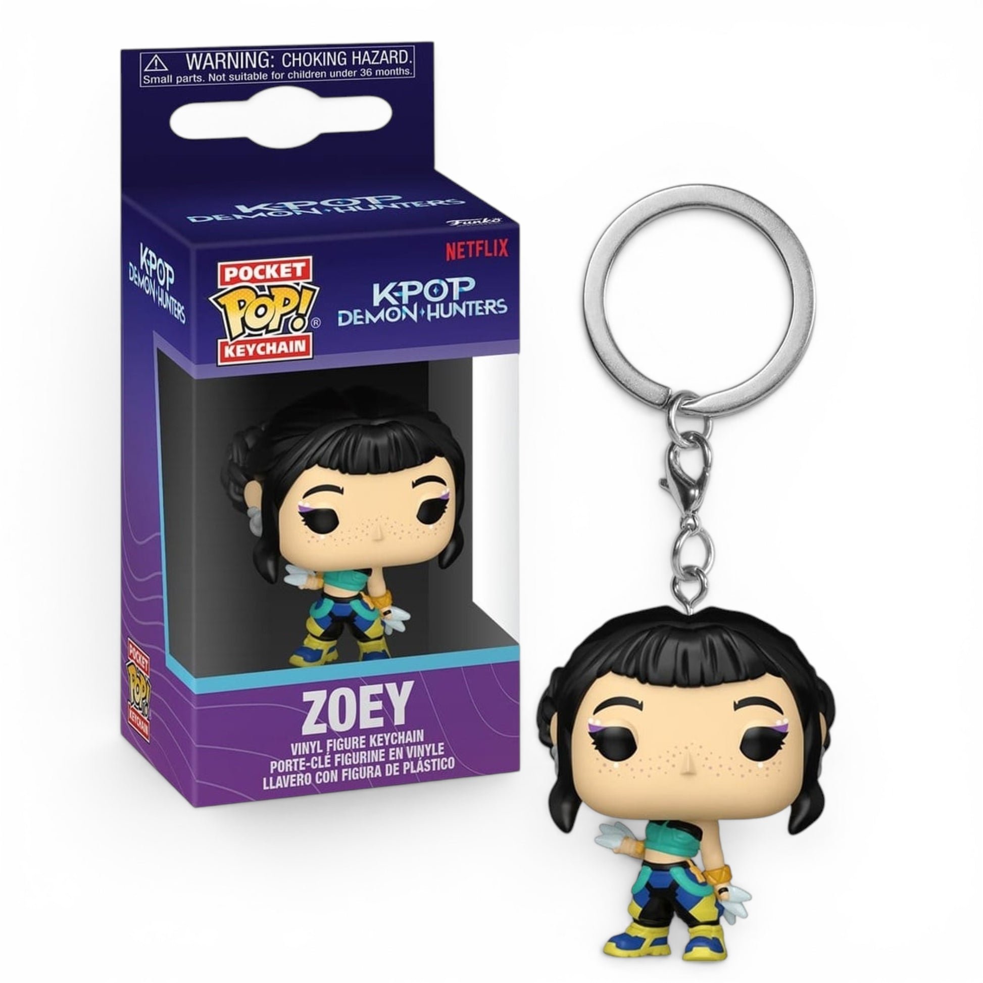 K-POP DEMON HUNTERS - Pocket Pop Keychain - Zoey - Funko J'M T Créa