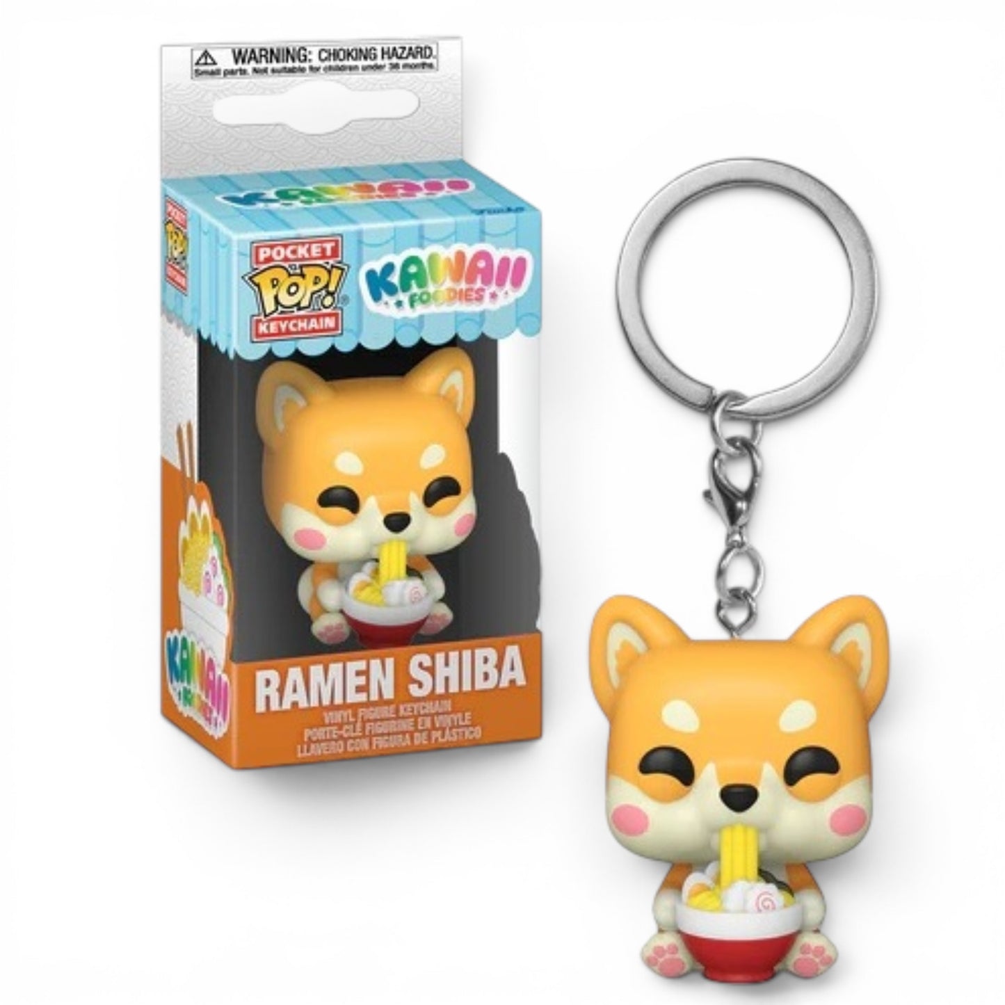 KAWAII FOODIES - Pocket Pop Keychain - Ramen Shiba - Funko J'M T Créa