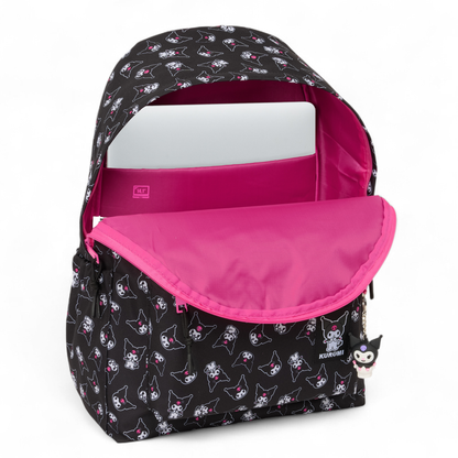 Kuromi - Sac à dos pour ordinateur portable 14" - 43x31x13cm - Safta J'M T Créa