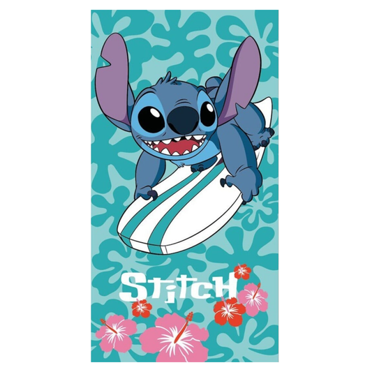 LILO & STITCH - Stitch surf - Serviette de plage - 70x140cm - AyMax J'M T Créa