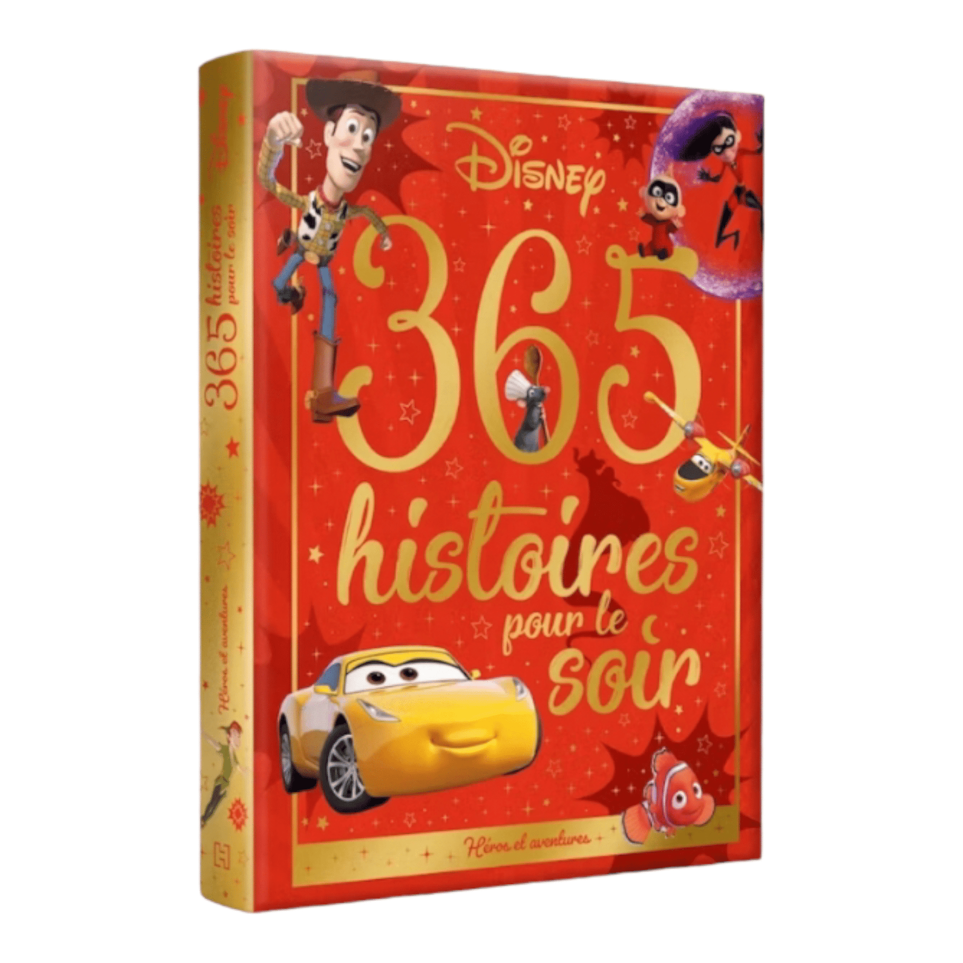 Livre - 365 Histoires pour le soir - Héros et aventures - Disney - Hachette Jeunesse J'M T Créa