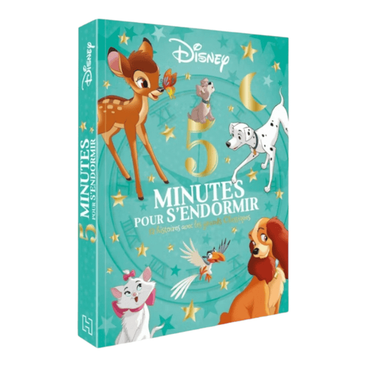 Livre - 5 minutes pour s'endormir - 12 histoires avec les grands classiques - Disney - Hachette Jeunesse J'M T Créa