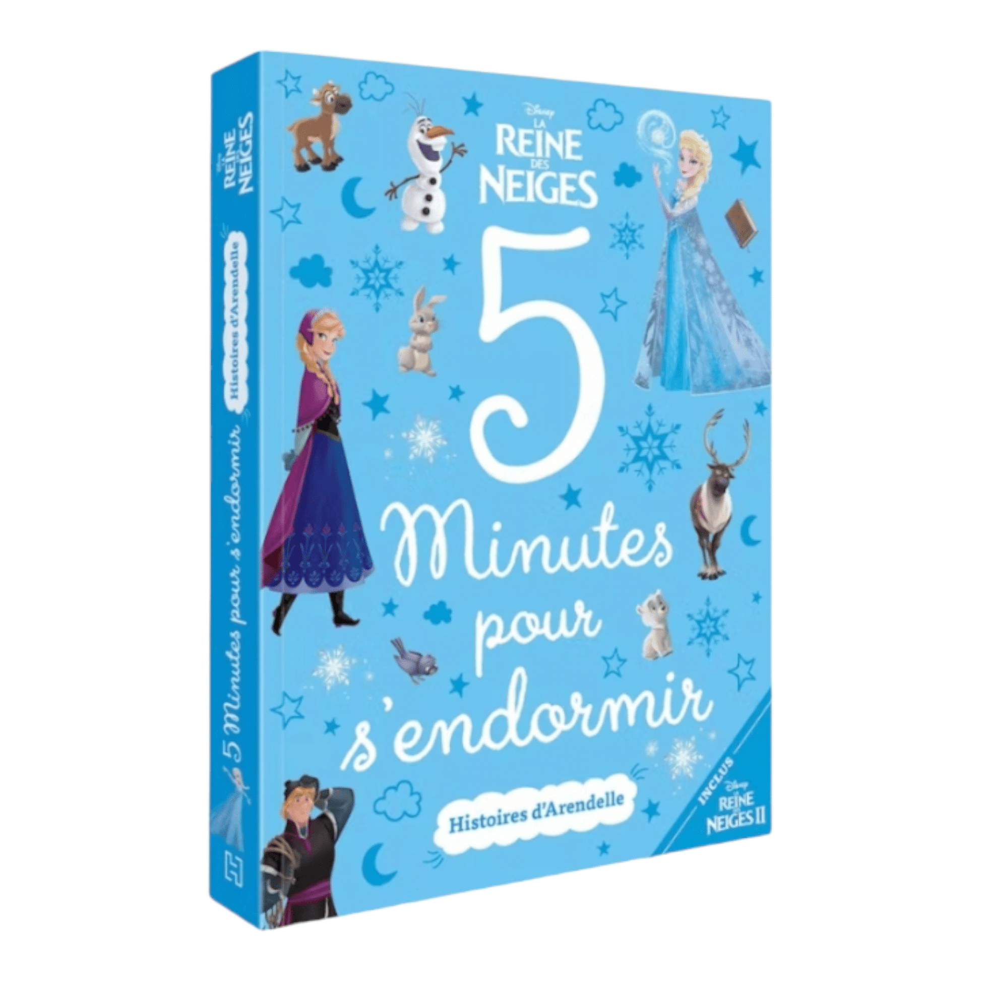 Livre - 5 minutes pour s'endormir - Histoires d'Arendelle - La reine des neiges - Disney - Hachette Jeunesse J'M T Créa