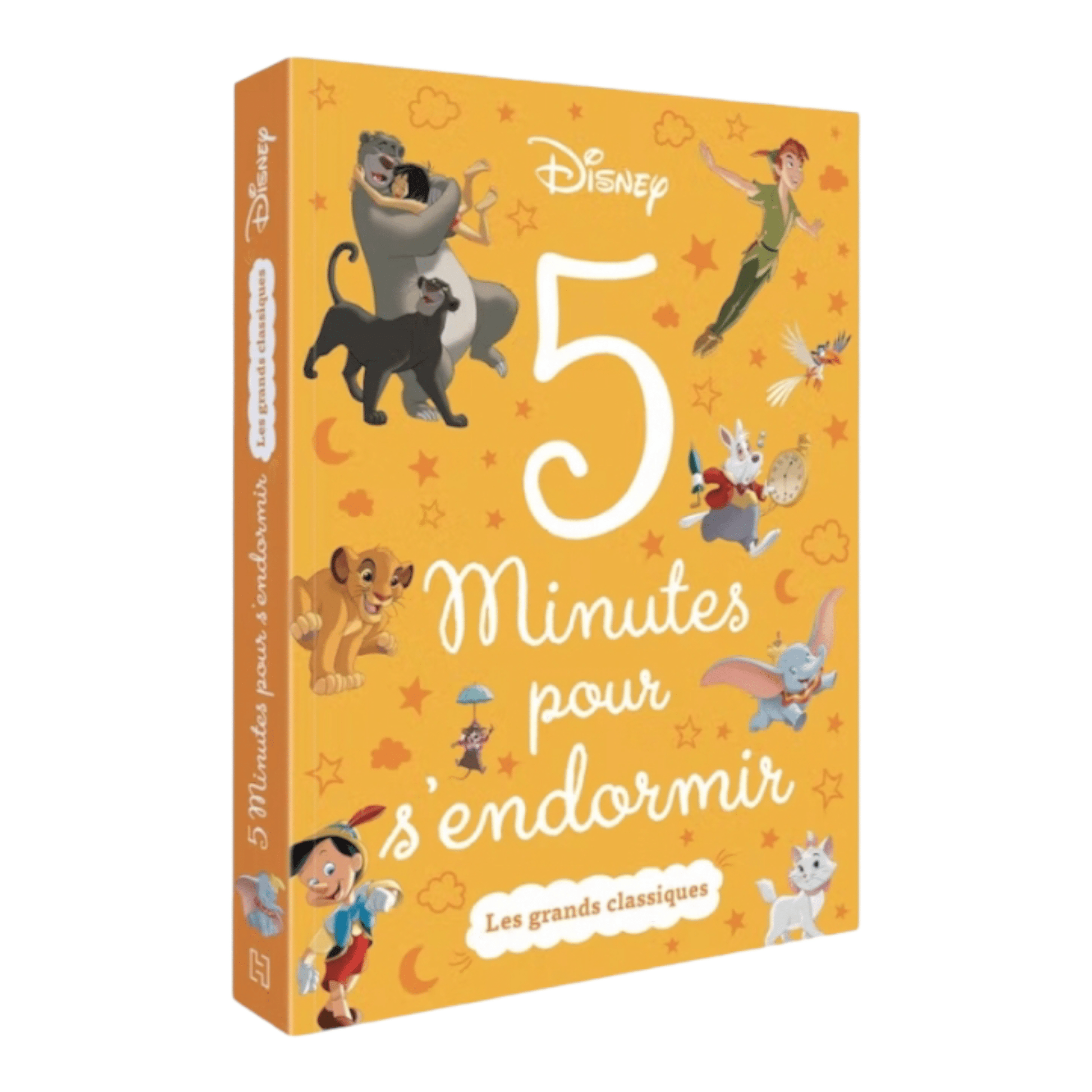 Livre - 5 minutes pour s'endormir - Les grands classiques - Disney - Hachette Jeunesse J'M T Créa