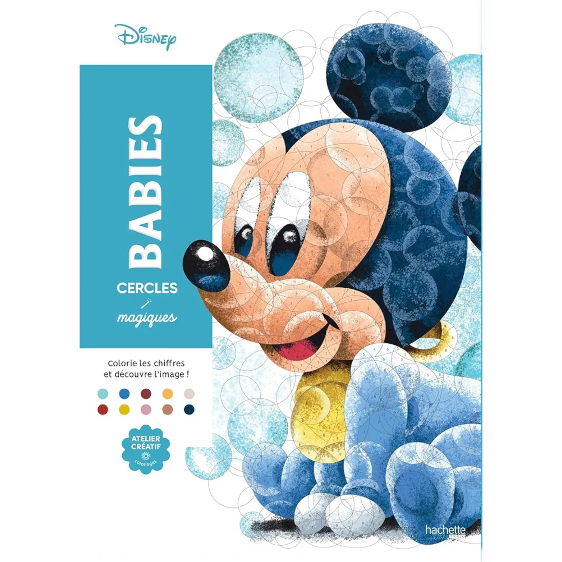 Livre de coloriages cercles magiques Disney - Babies - Coloriages Art Thérapie - Hachette Heroes J'M T Créa