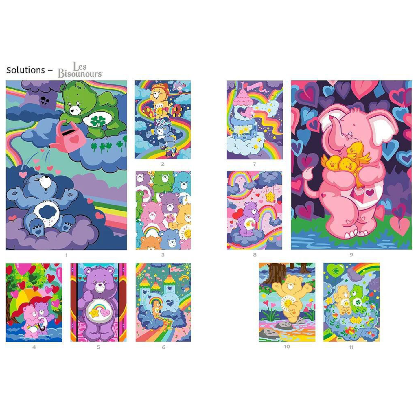 Livre de coloriages mystères - Bisounours - Coloriages Art Thérapie - Hachette Heroes J'M T Crea