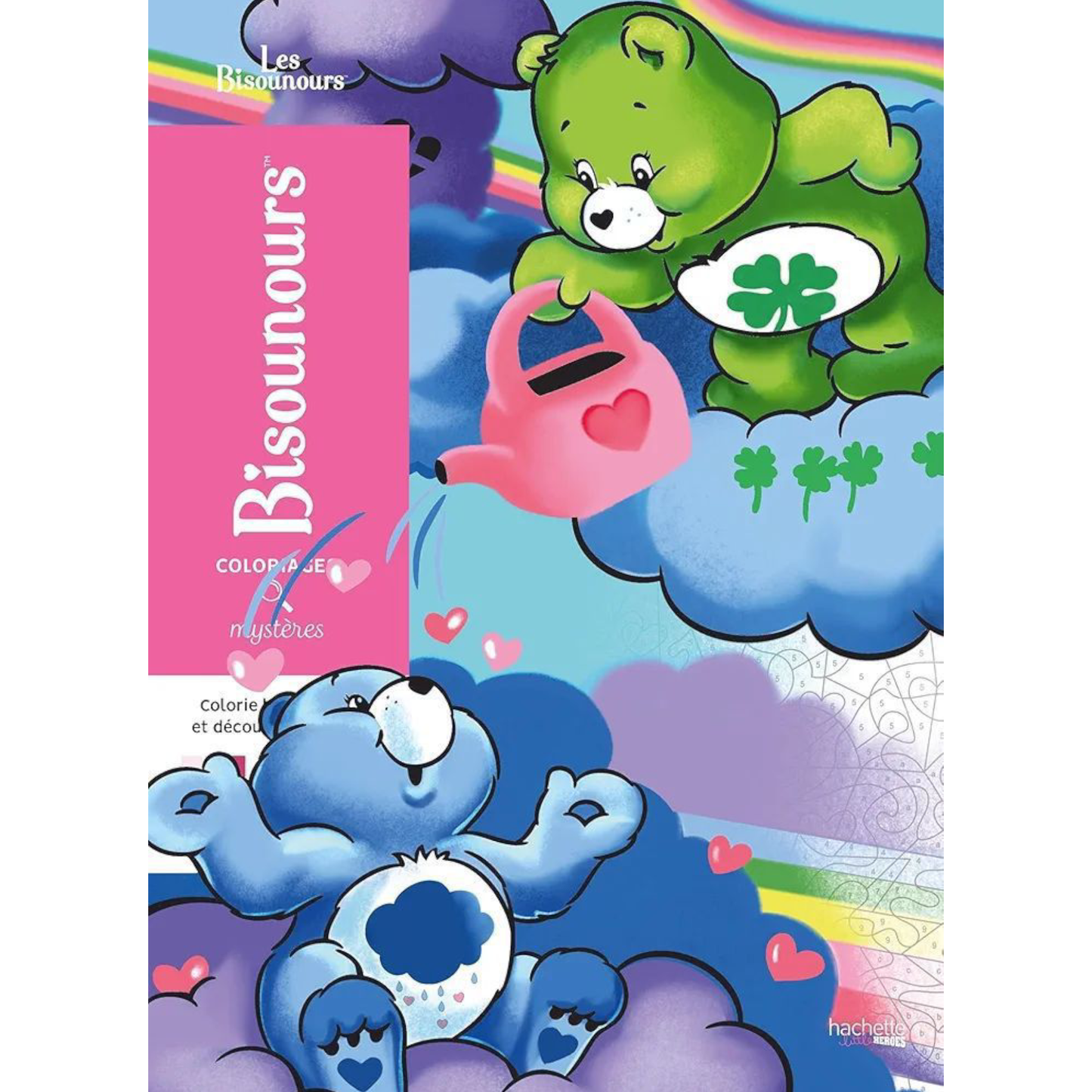Livre de coloriages mystères - Bisounours - Coloriages Art Thérapie - Hachette Heroes J'M T Crea
