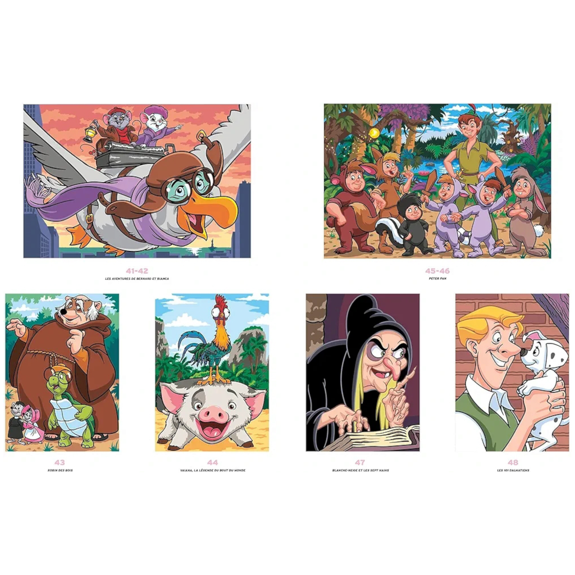 Livre de coloriages mystères Disney - Les grands classiques Tome 11 - Coloriages Art Thérapie - Hachette Heroes J'M T Créa