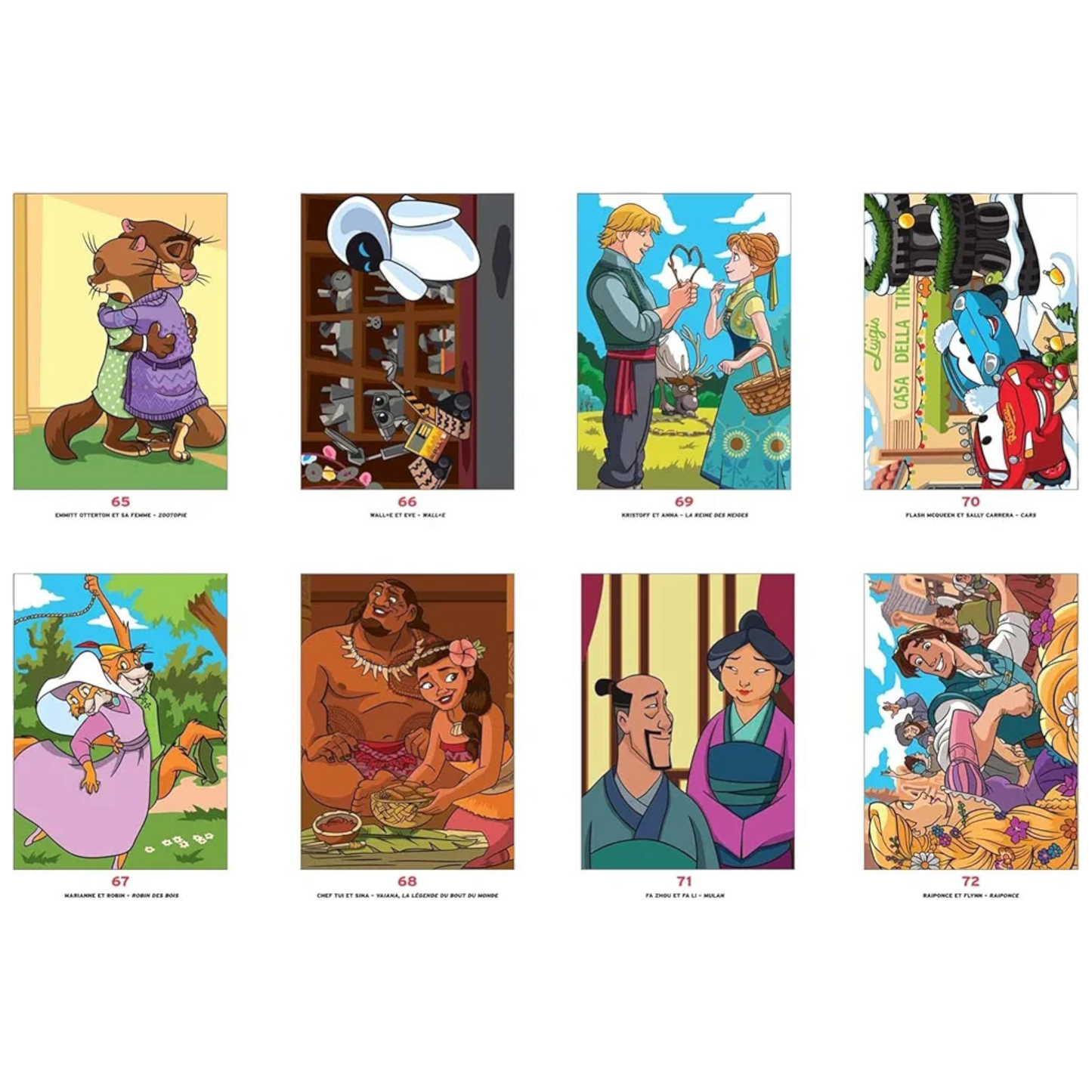 Livre de coloriages mystères Disney - Love Story - Coloriages Art Thérapie - Hachette Heroes J'M T Créa