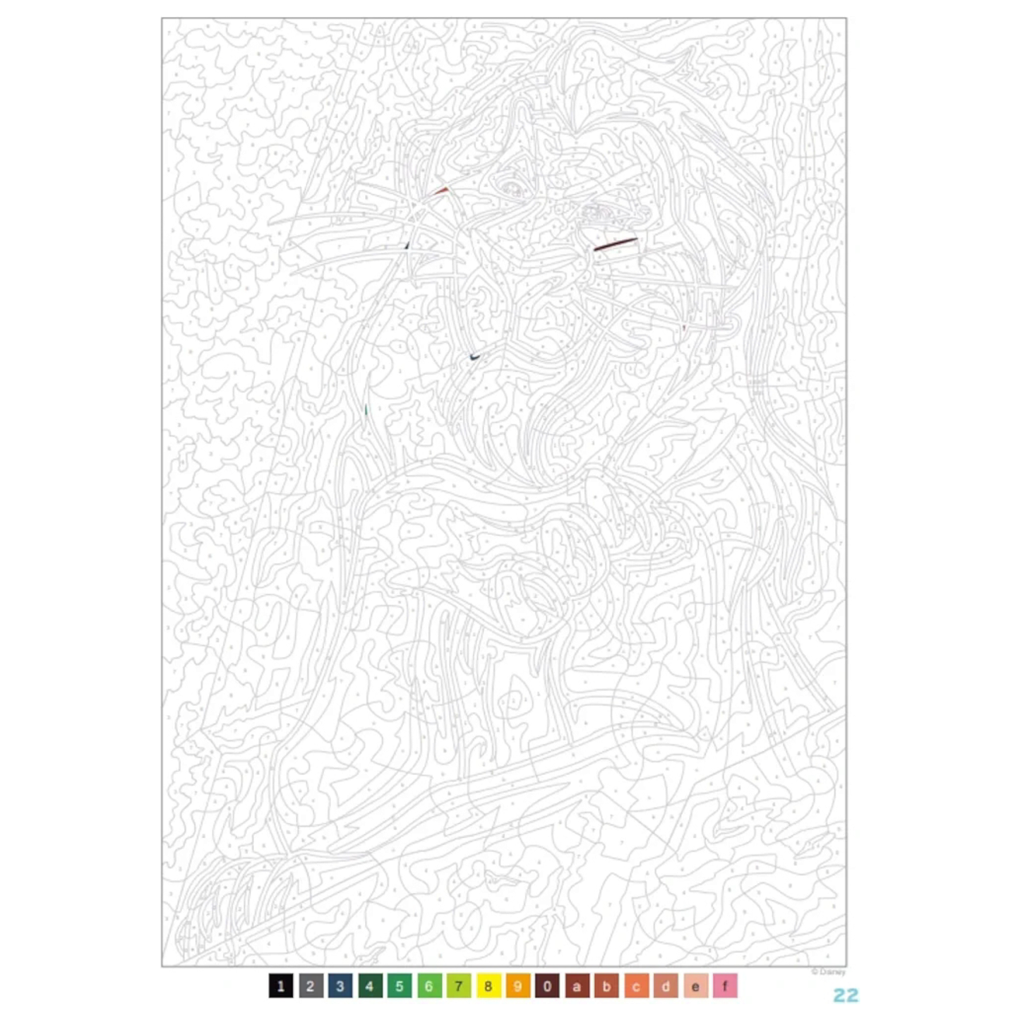 Livre de coloriages mystères Disney - Méchants - Coloriages Art Thérapie - Hachette Heroes J'M T Créa