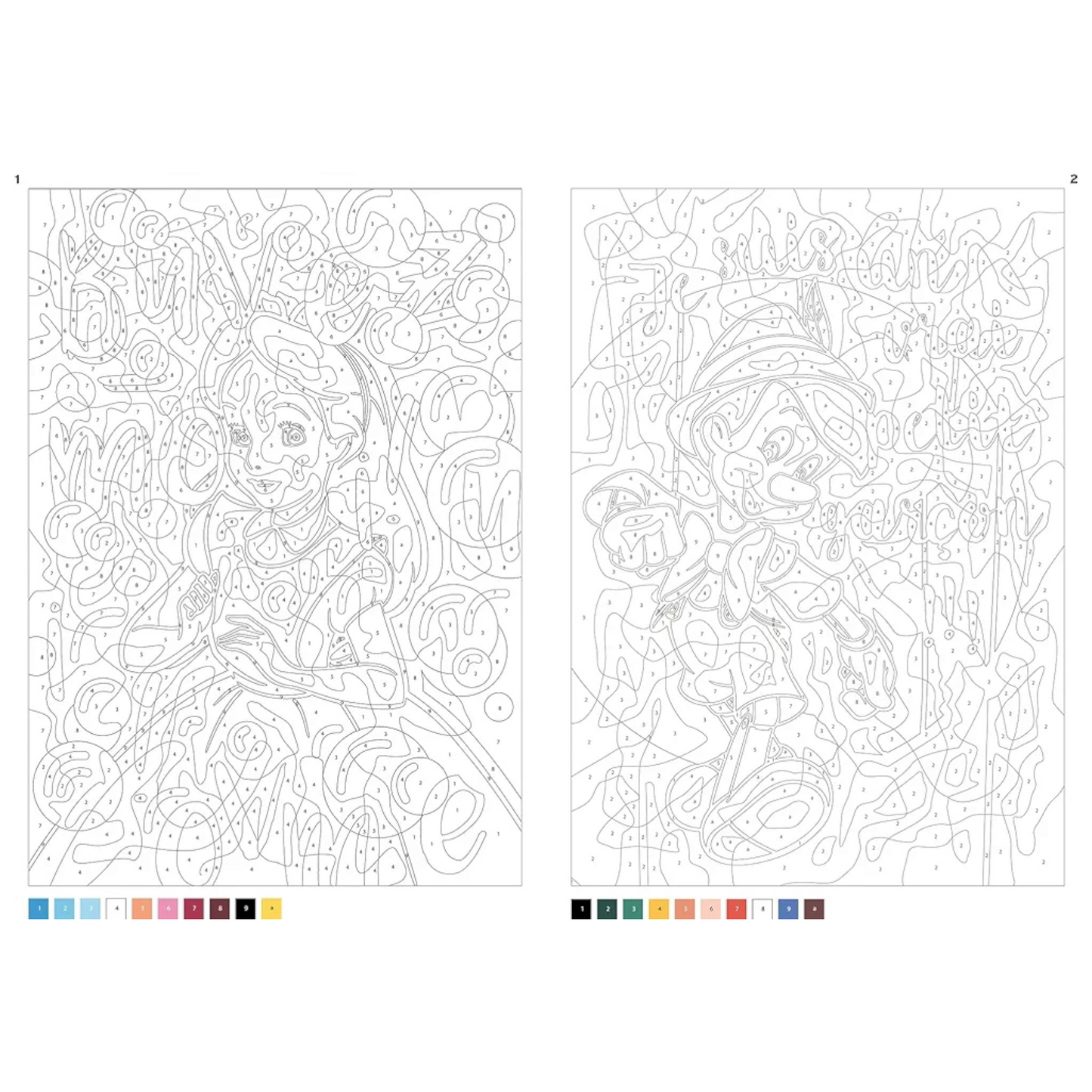 Livre de coloriages mystères Disney - Messages mystères - Coloriages Art Thérapie - Hachette Heroes J'M T Créa