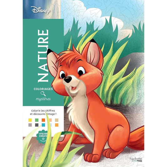 Livre de coloriages mystères Disney - Nature - Coloriages Art Thérapie - Hachette Heroes J'M T Créa