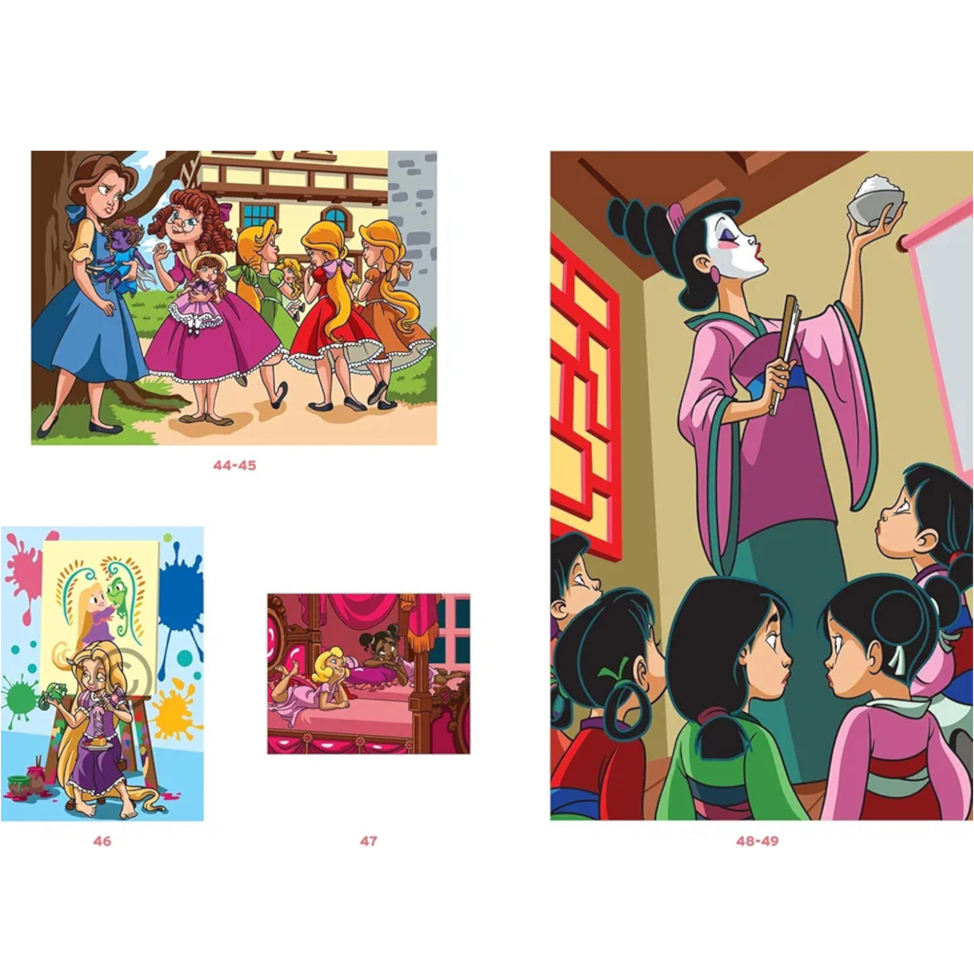 Livre de coloriages mystères Disney - Petites Princesses - Coloriages Art Thérapie - Hachette Heroes J'M T Créa